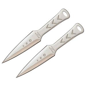 Silver 3 Piece Throwing Knife Set