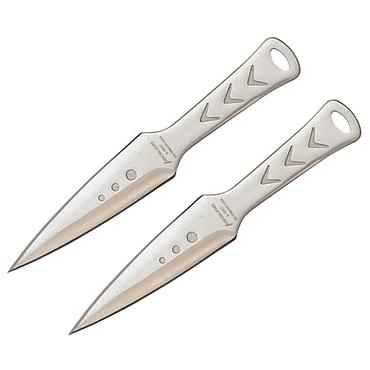 Silver 3 Piece Throwing Knife Set