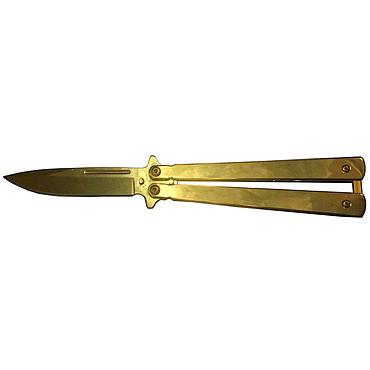 Smooth Handle Butterfly - Gold