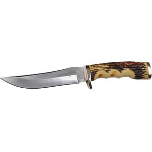 9" Hunting Knife with Simulated Bone Handle