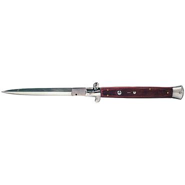 Extra Large 13" Godfather Automatic Knife - Red Wood