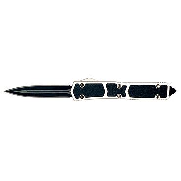In-and-Out the Front Tactical Automatic Knife - Silver Double Edge